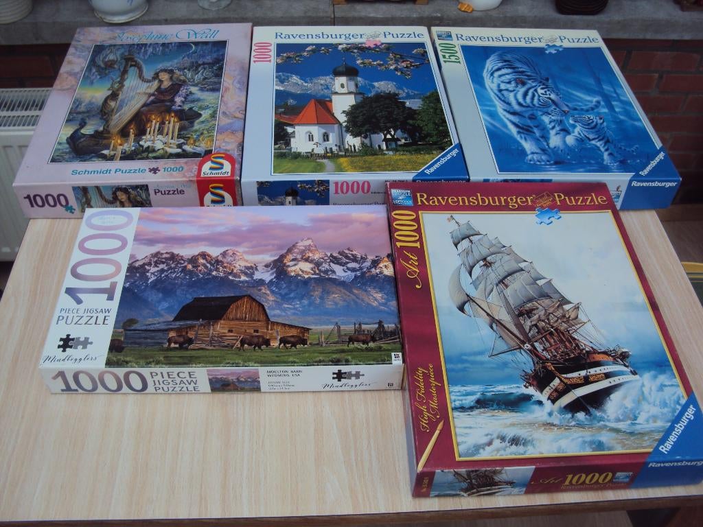 puzzels aan 2,50 euro per stuk (foto 4), Enlèvement ou Envoi, Utilisé