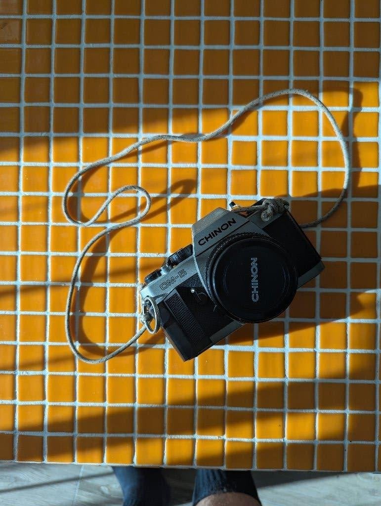 Chinon CM-5 35mm, Audio, Tv en Foto, Ophalen, Gebruikt, Spiegelreflex, Pentax