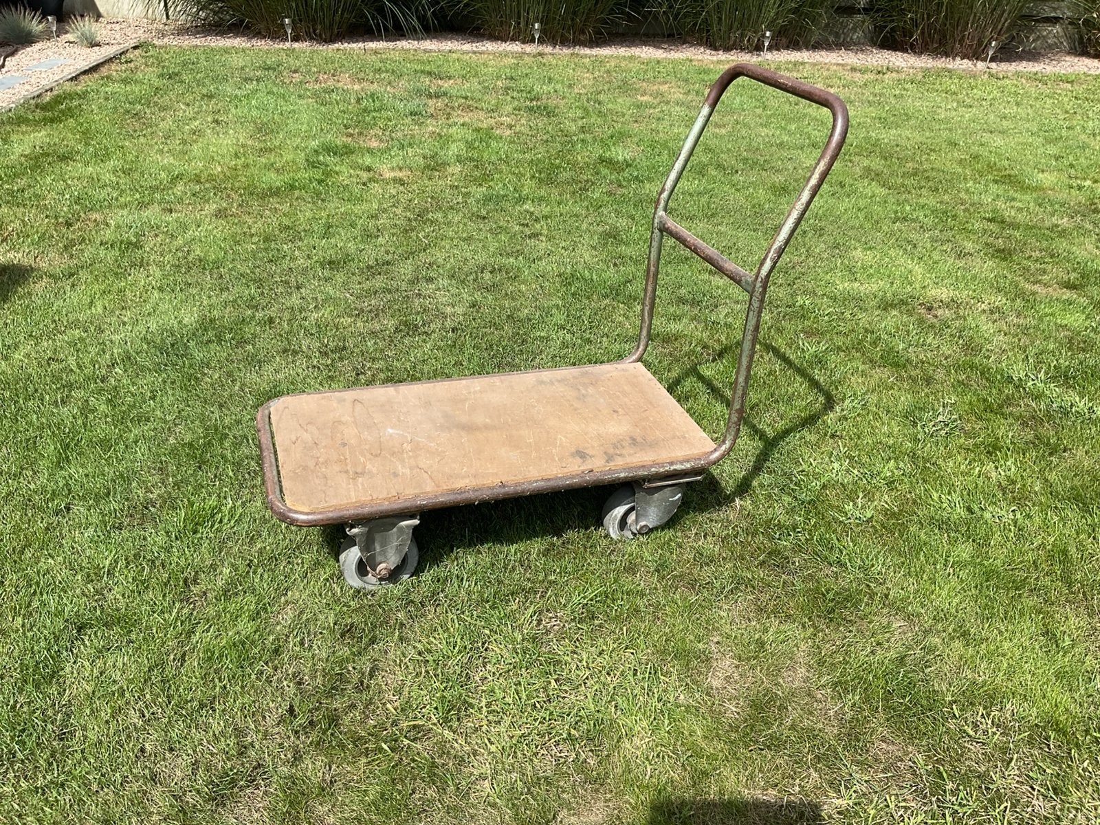 Plateau wagen, Ophalen, Gebruikt, Transportkar