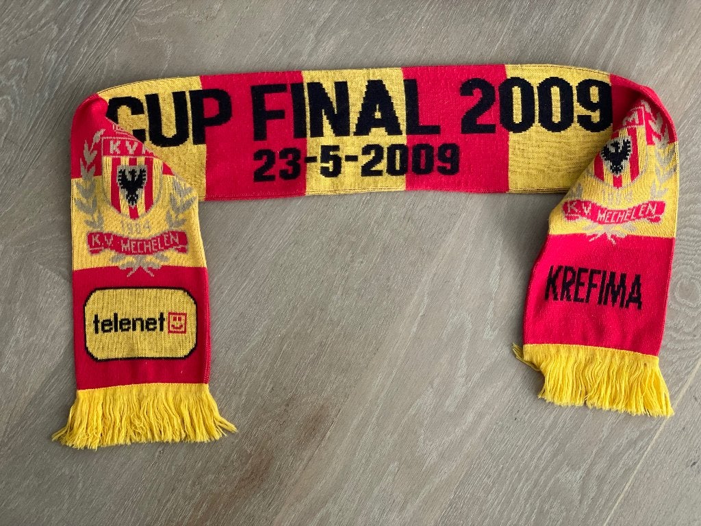Sjaal van KV mechelen 2009, Verzamelen, Ophalen, Gebruikt