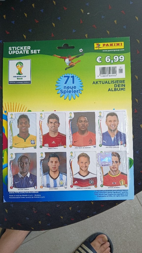panini set upgrade rare bresil 2014, Enlèvement ou Envoi, Neuf, Plusieurs autocollants