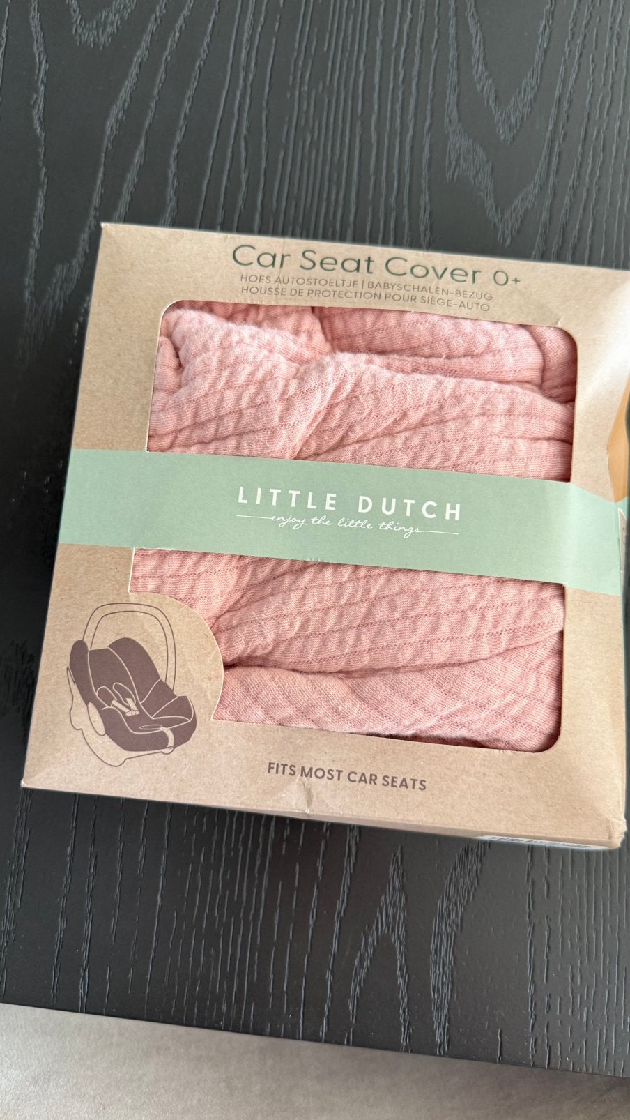 Carseat cover - little dutch, Kinderen en Baby's, Autostoeltjes, Ophalen, Zo goed als nieuw