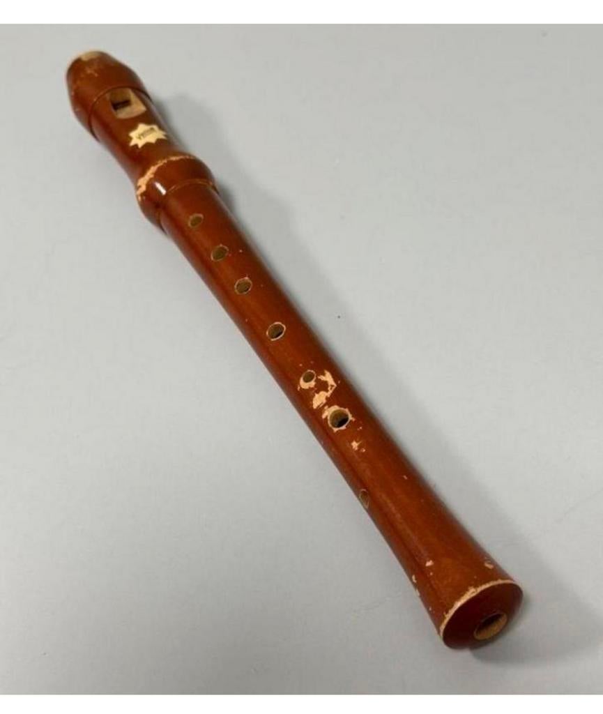 Flûte à bec vintage Venus en bois, flûte allemande DDR 1970, Enlèvement ou Envoi, Utilisé