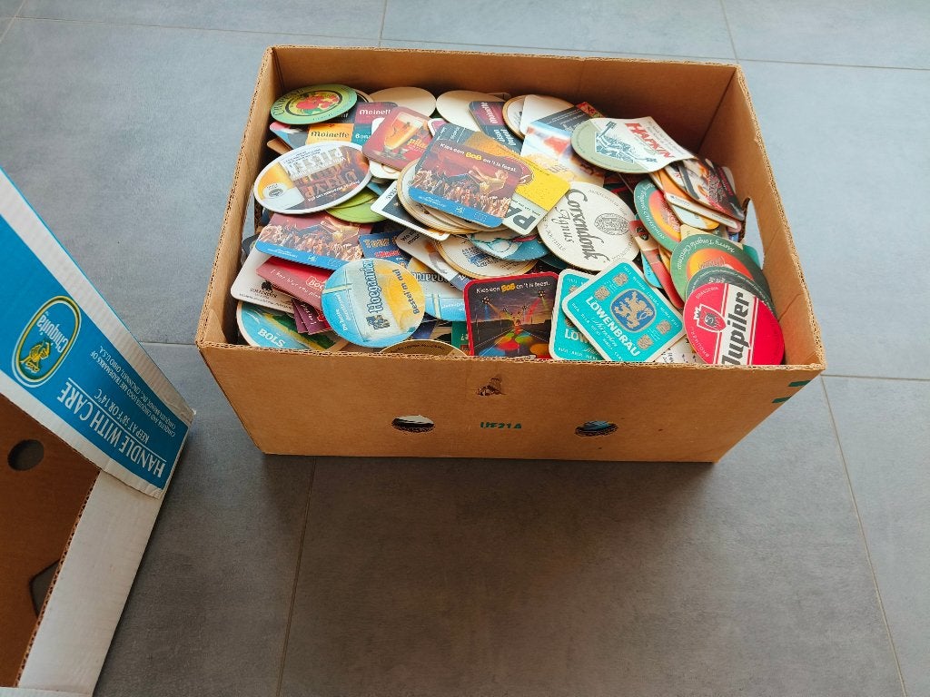 bierkaartjes, Collections, Enlèvement, Utilisé, Sous-bock, Autres marques