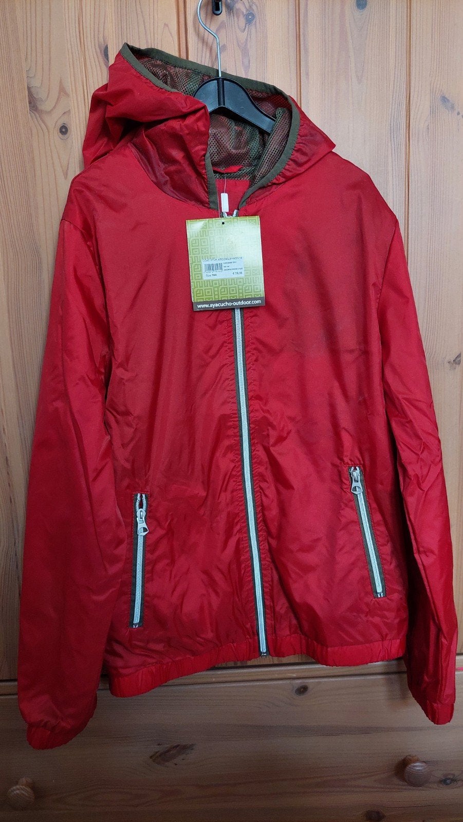 Jas zomer rood maat 164 14 j Ayacucho nieuw, Jongen of Meisje, Nieuw, Ophalen of Verzenden, Ayacucho