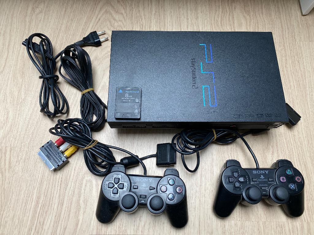 Playstation 2 compleet pakket te koop, Games en Spelcomputers, Spelcomputers | Sony PlayStation 2, Ophalen, Gebruikt, Met games