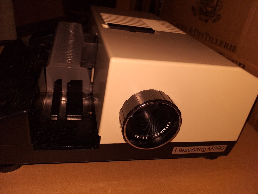 Diaprojector Liesegang M390, Audio, Tv en Foto, Ophalen