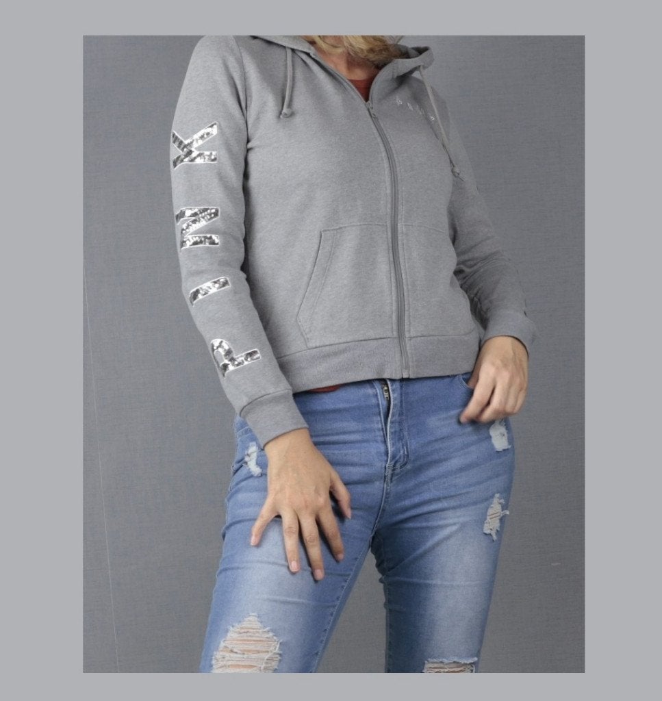 Grijze sweater van Victoria's secret - Pink - Maat small, Ophalen of Verzenden, Grijs