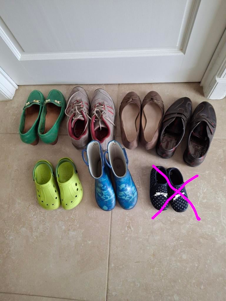 4 paires de chaussures pour femmes taille 40 et 3 paires de, Vêtements | Femmes, Enlèvement, Vert