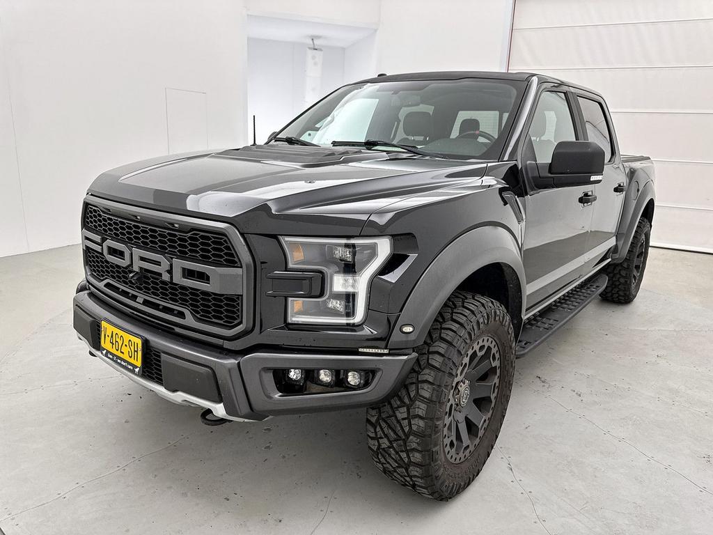 Ford USA F150 3.5 V6 Ecoboost SuperCrew Raptor Black Rhino w, Auto's, Automaat, Electronic Stability Program (ESP), 305 g/km, Zwart