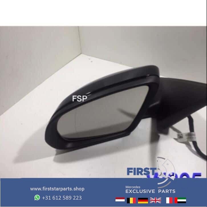 W205 C63 spiegel set zwart links rechts Mercedes C Klasse LR, Gebruikt, -, Ophalen of Verzenden, -