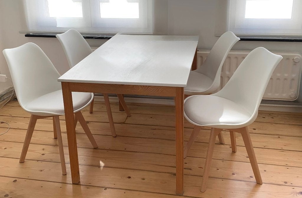 Table à manger, 100 à 150 cm, Quatre personnes, Enlèvement, Utilisé