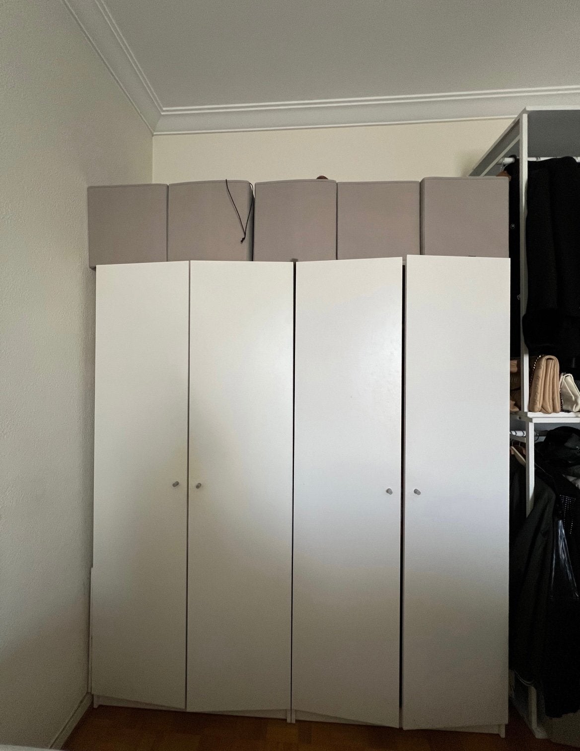 2 Armoires KLEPPSTAD 2 portes blanc 79x55x176, Enlèvement, Comme neuf