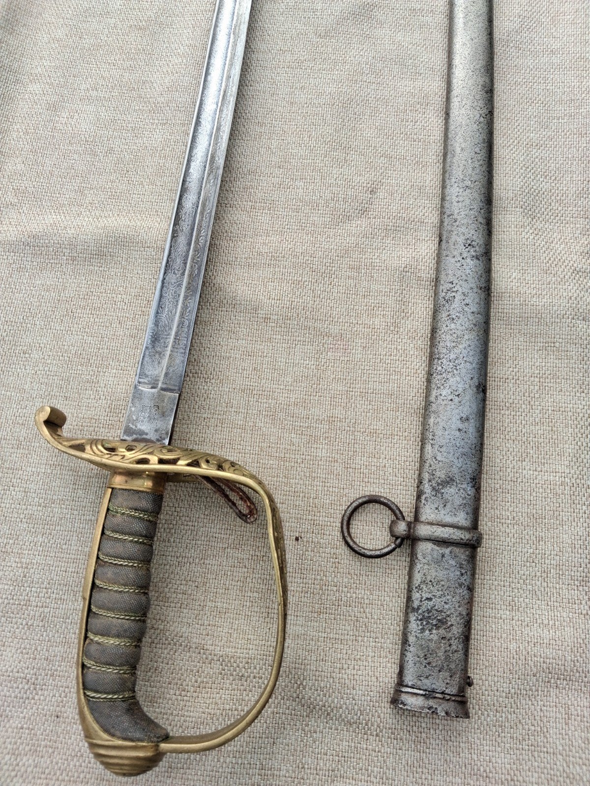 Sabre allemand, Hesse ou infanterie M1854, Collections, Objets militaires | Général, Enlèvement ou Envoi