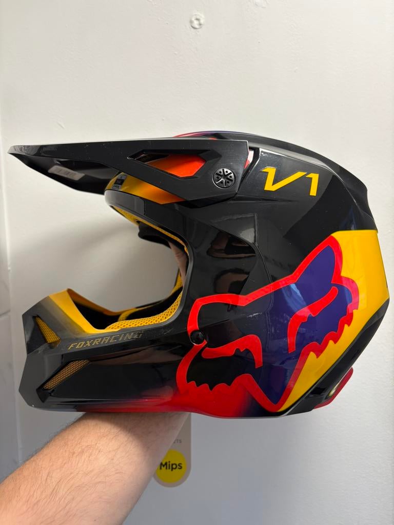 Casque Motocross FOX V1 + Gants FOX – NEUF, Enlèvement, Neuf, sans ticket, XL