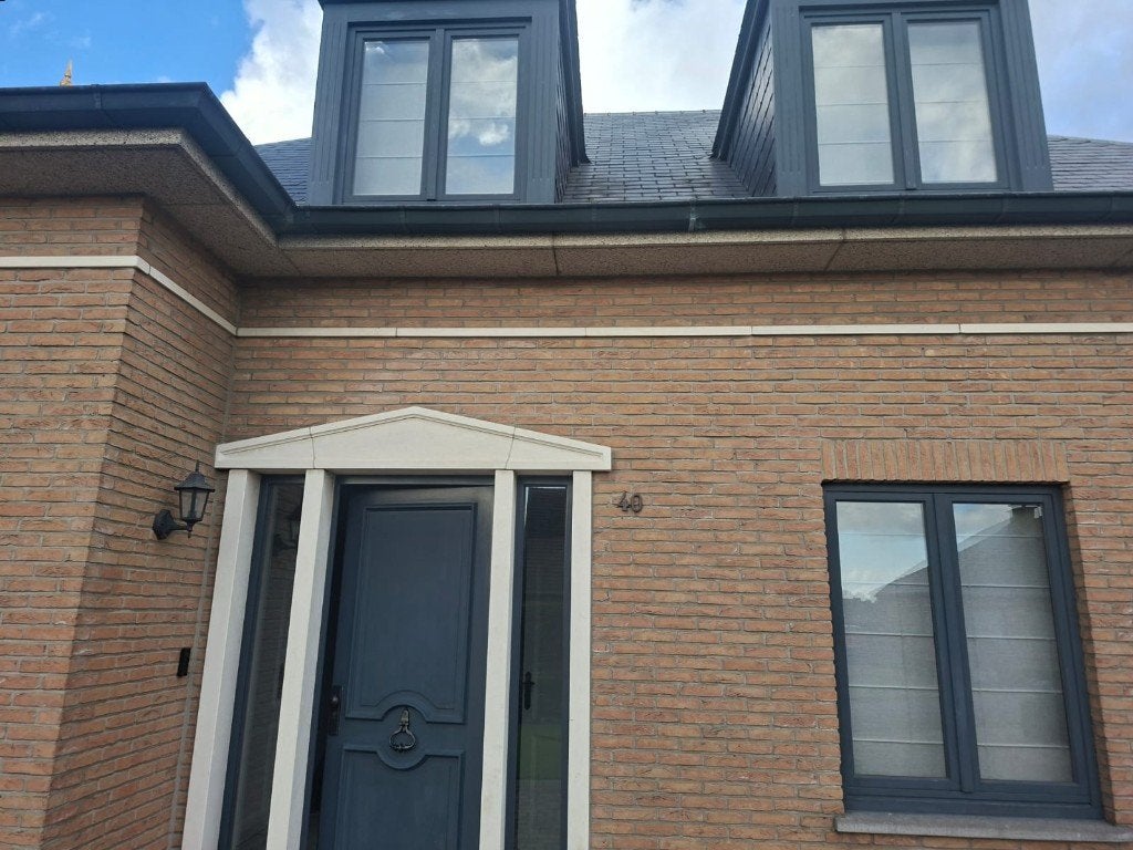 Afzelia ramen en voordeur, 215 cm of meer, Glas, Ophalen, 100 tot 120 cm