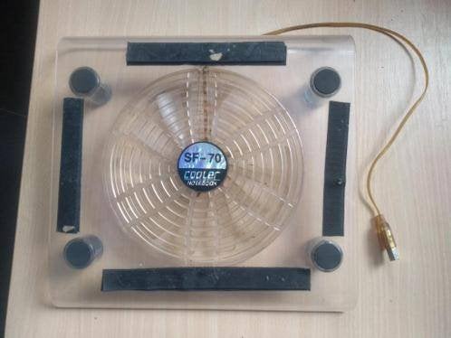 SF-70 notebook - cooler ventilator, Elektronische apparatuur, Ventilatoren, Ophalen of Verzenden, Gebruikt