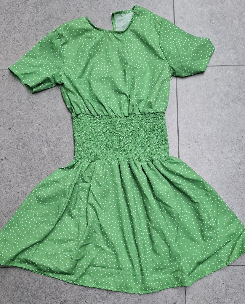 Nieuw groen kleedje xs shein, Ophalen of Verzenden, Nieuw, Groen