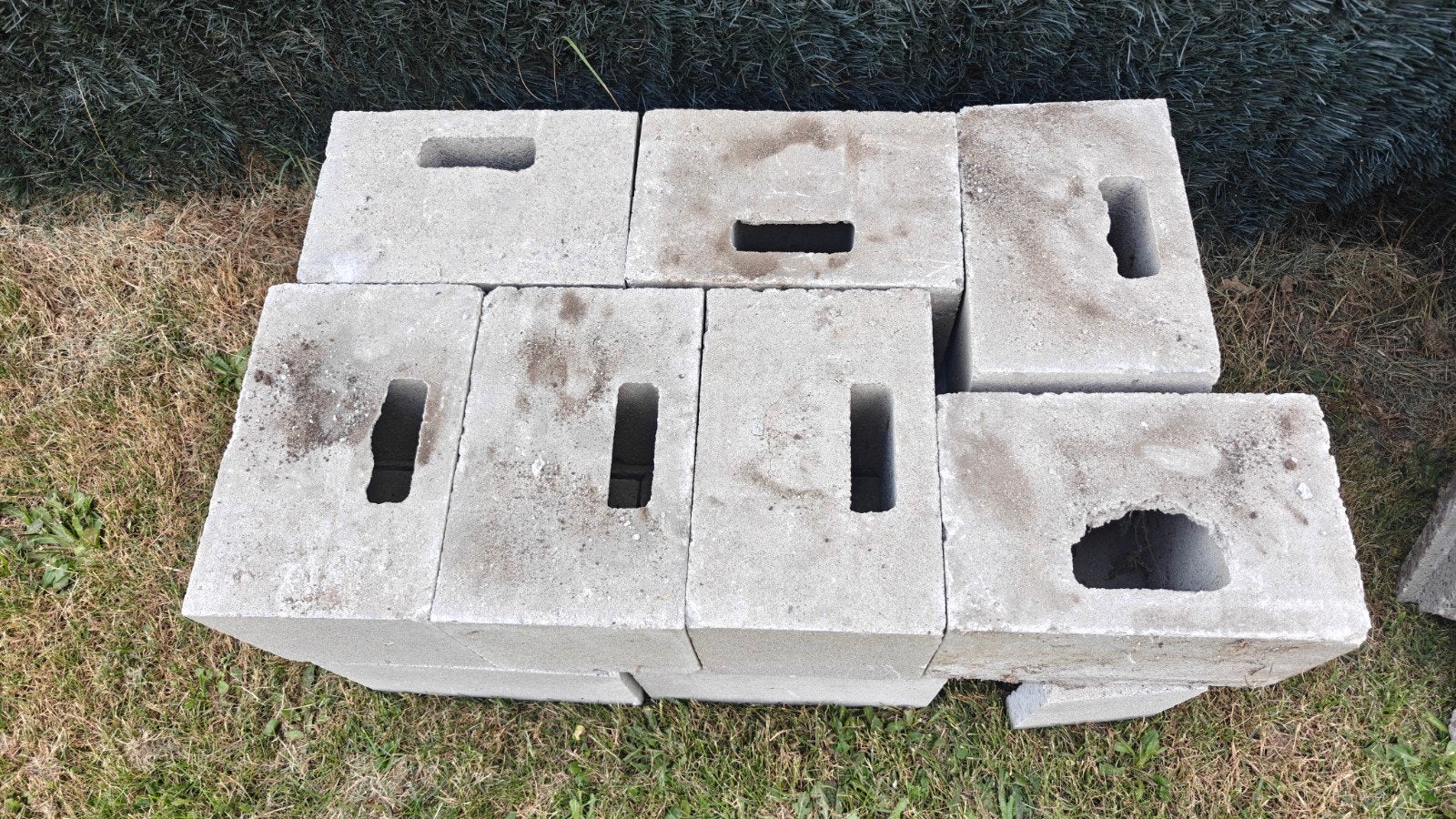 Betonblokken te koop 2 soorten, Doe-het-zelf en Bouw, Ophalen, Beton