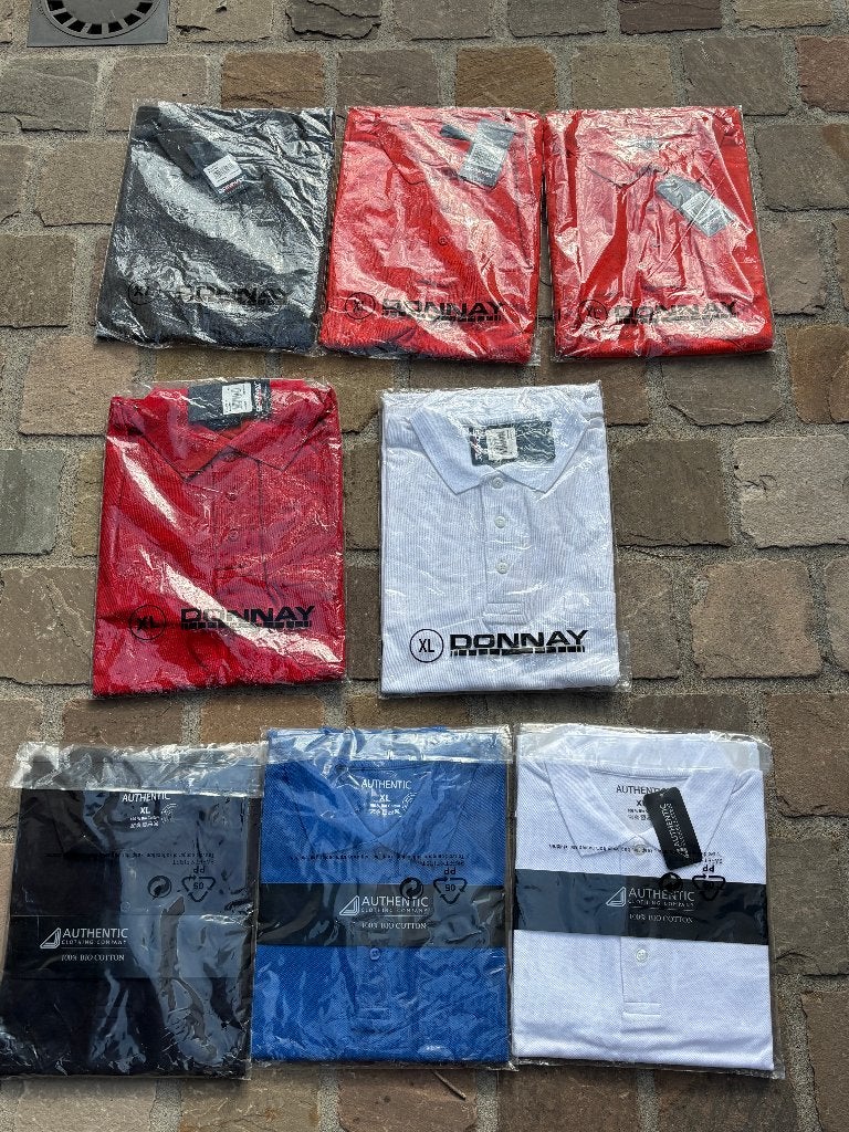 Polos Homme XL Jamais portés  manches courtes, Vêtements | Hommes, Neuf, Enlèvement ou Envoi, Taille 56/58 (XL), Donnay  & Authentic