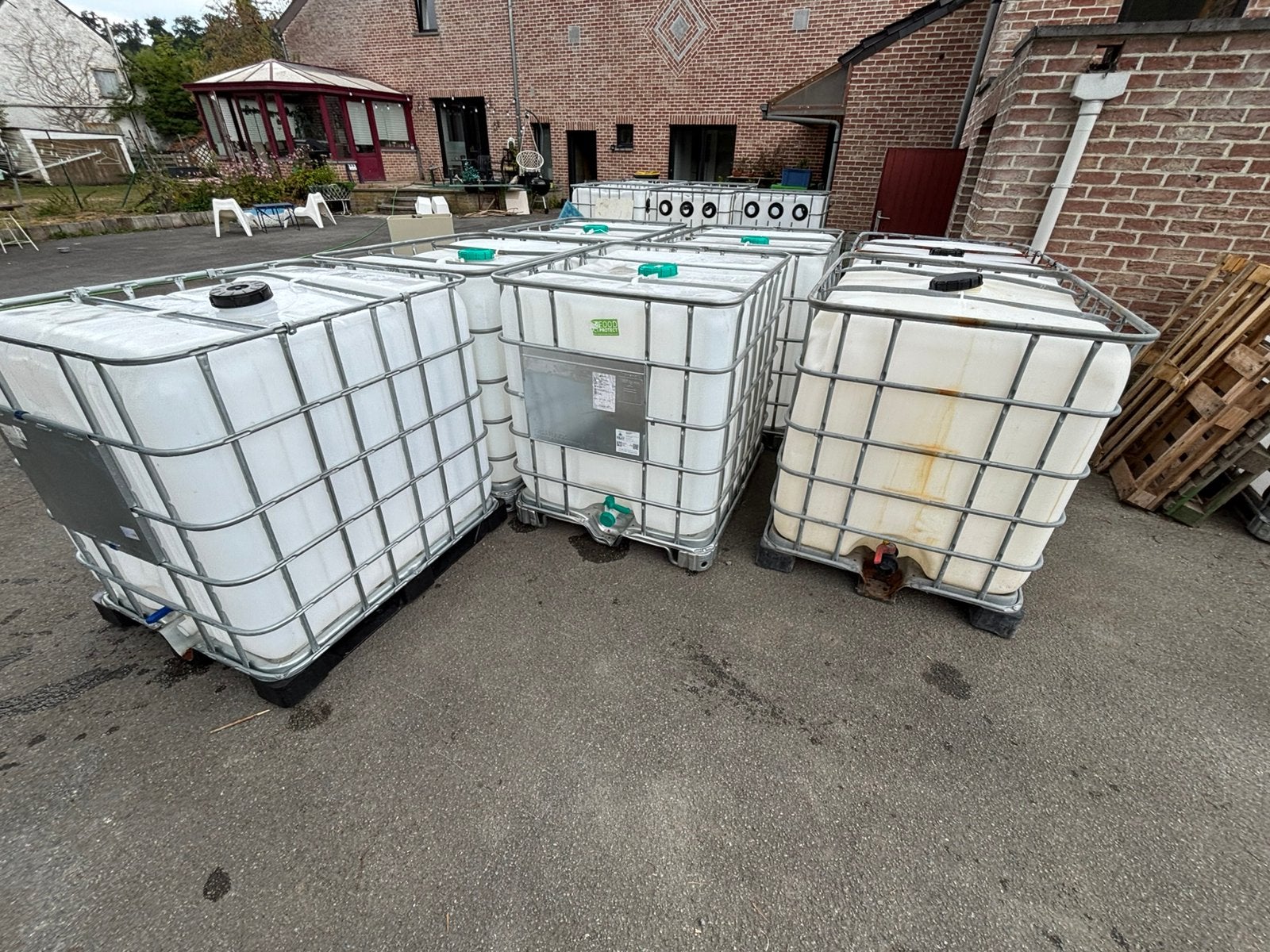 IBC 1000l alimentaire, Enlèvement, Comme neuf