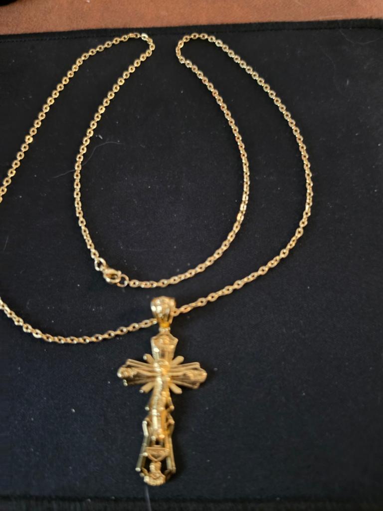 Ketting, Handtassen en Accessoires, Kettingen, Ophalen, Nieuw, Goud, Overige materialen