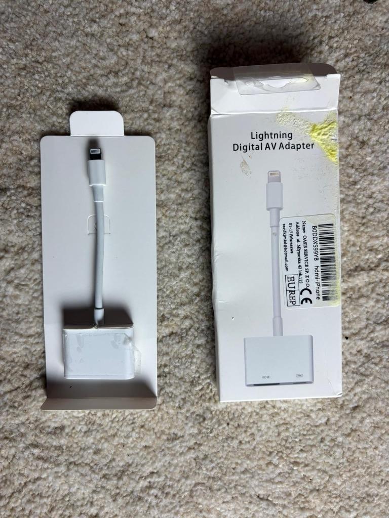 Lightning-adapter voor HDMI, Ophalen of Verzenden, Nieuw, Docking station, Laptop