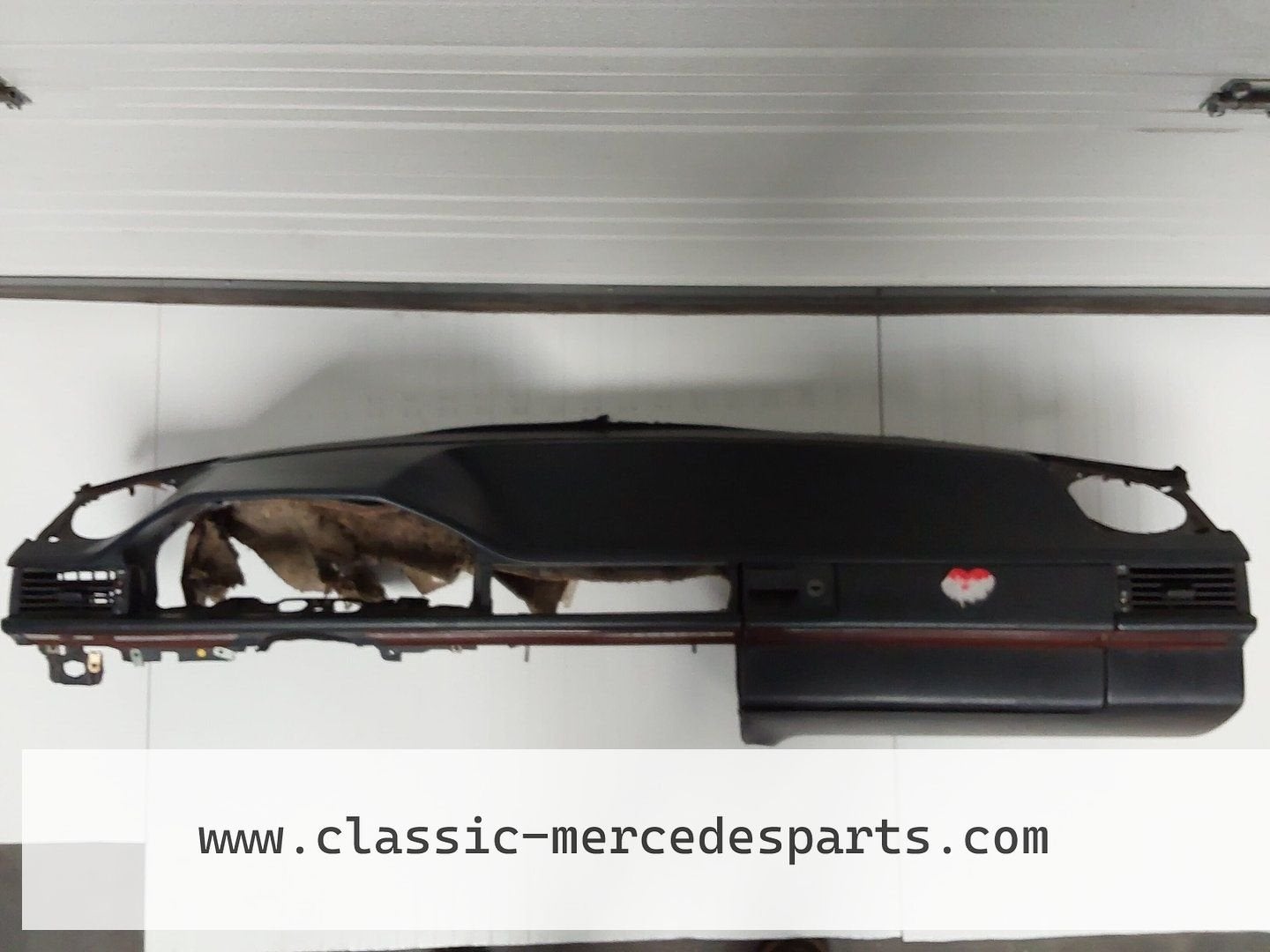 Dashboard Mercedes W124 Zwart, -, Enlèvement, Utilisé, -