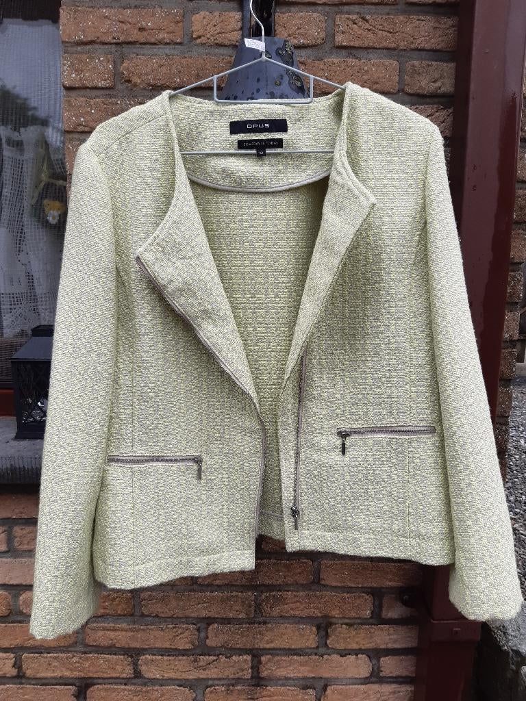 gilet en tweet, Taille 42/44 (L), Comme neuf, Manteau, Vert