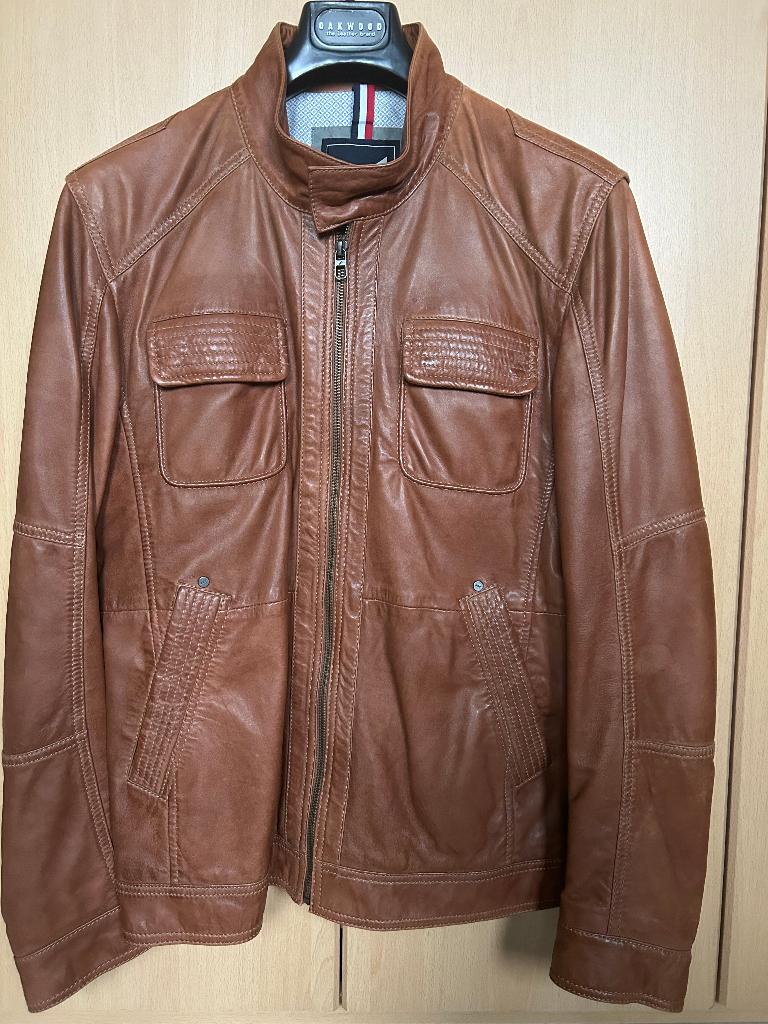 herenvest leder, Kleding | Heren, Ophalen, Bruin, Zo goed als nieuw, Andere