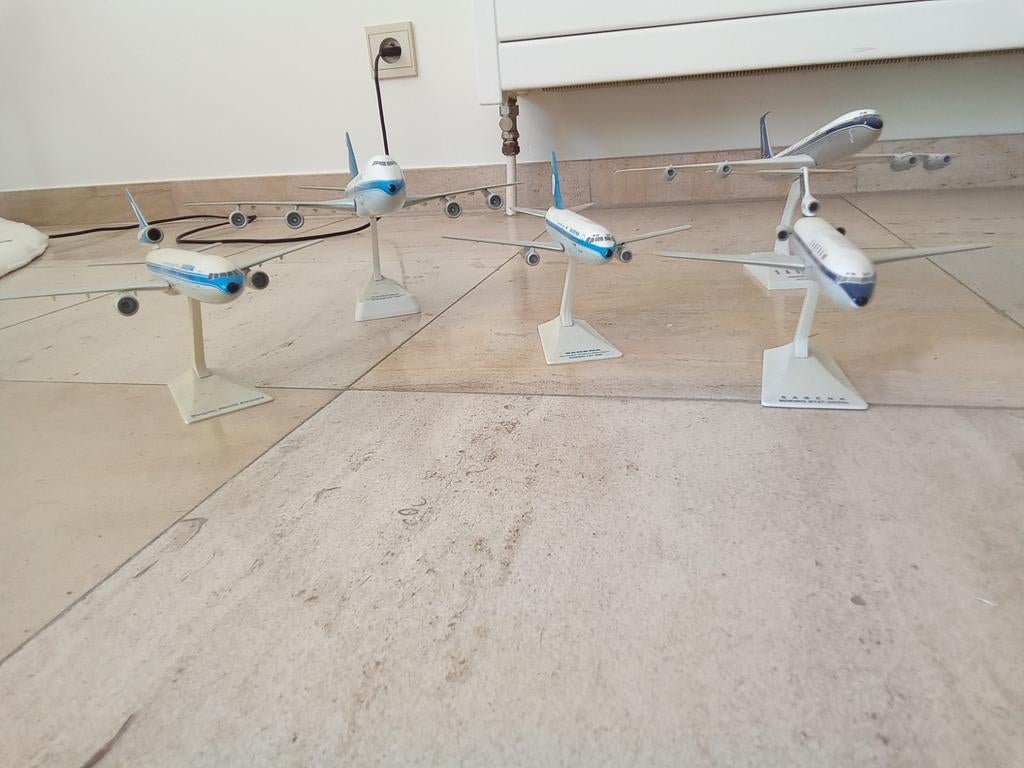 Unieke Collectie: 5 Vintage Sabena Desk Models (Vliegtuigen), Hobby en Vrije tijd, Modelbouw | Vliegtuigen en Helikopters, Ophalen