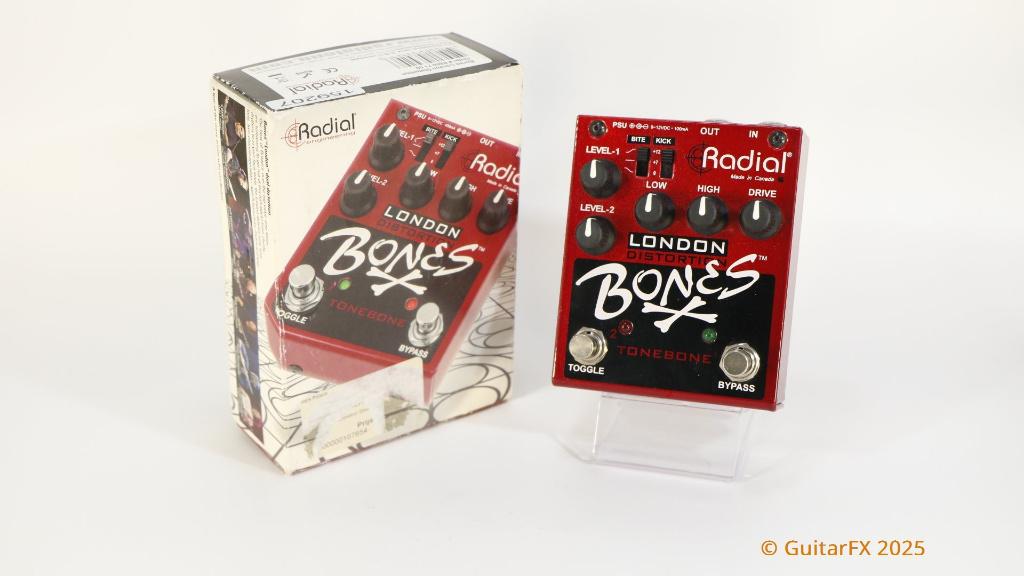 Radial Tonebone Bones London Dual Distortion (in doos), Muziek en Instrumenten, Ophalen of Verzenden, Gebruikt