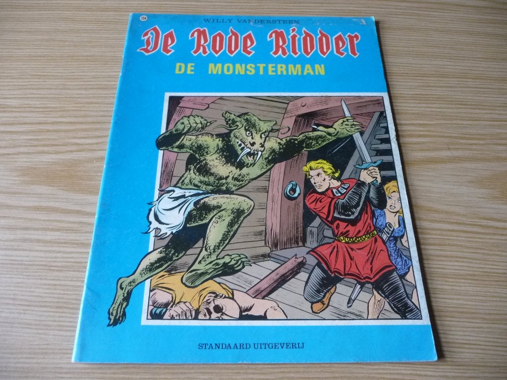 de Rode Ridder 104. De monsterman EERSTE DRUK - € 2, Enlèvement ou Envoi, Willy Vandersteen, Une BD, Utilisé