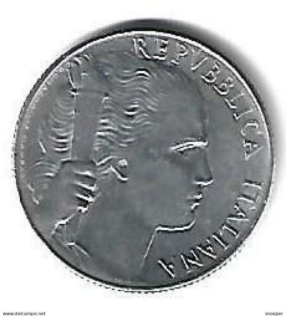 italy 5 lire 1950 km 89 xf, Verzenden, Italië, Losse munt