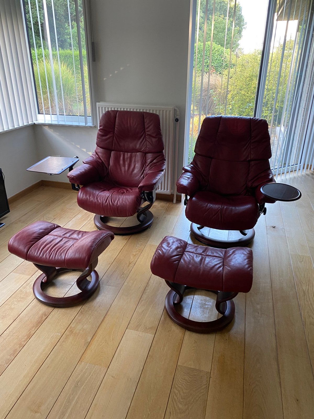 Stressless relax zetels, Ophalen, Zo goed als nieuw, Leer, Stressless stijl.