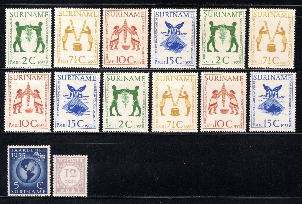 SURINAME Lot 1955 MH, Timbres & Monnaies, Timbres | Surinam, Envoi, Non oblitéré