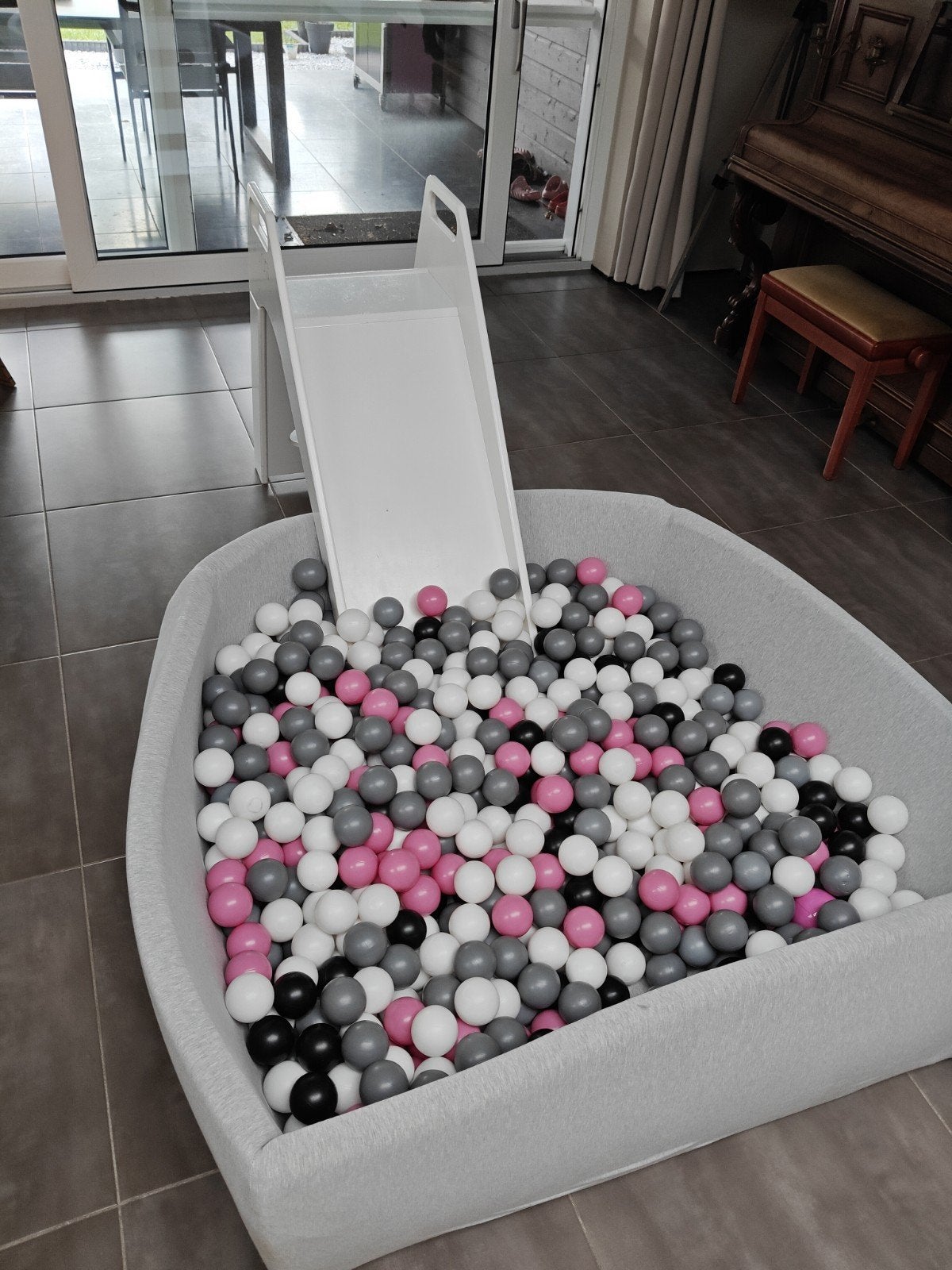 Misioo ballenbad XL + glijbaan, Ophalen, Zo goed als nieuw