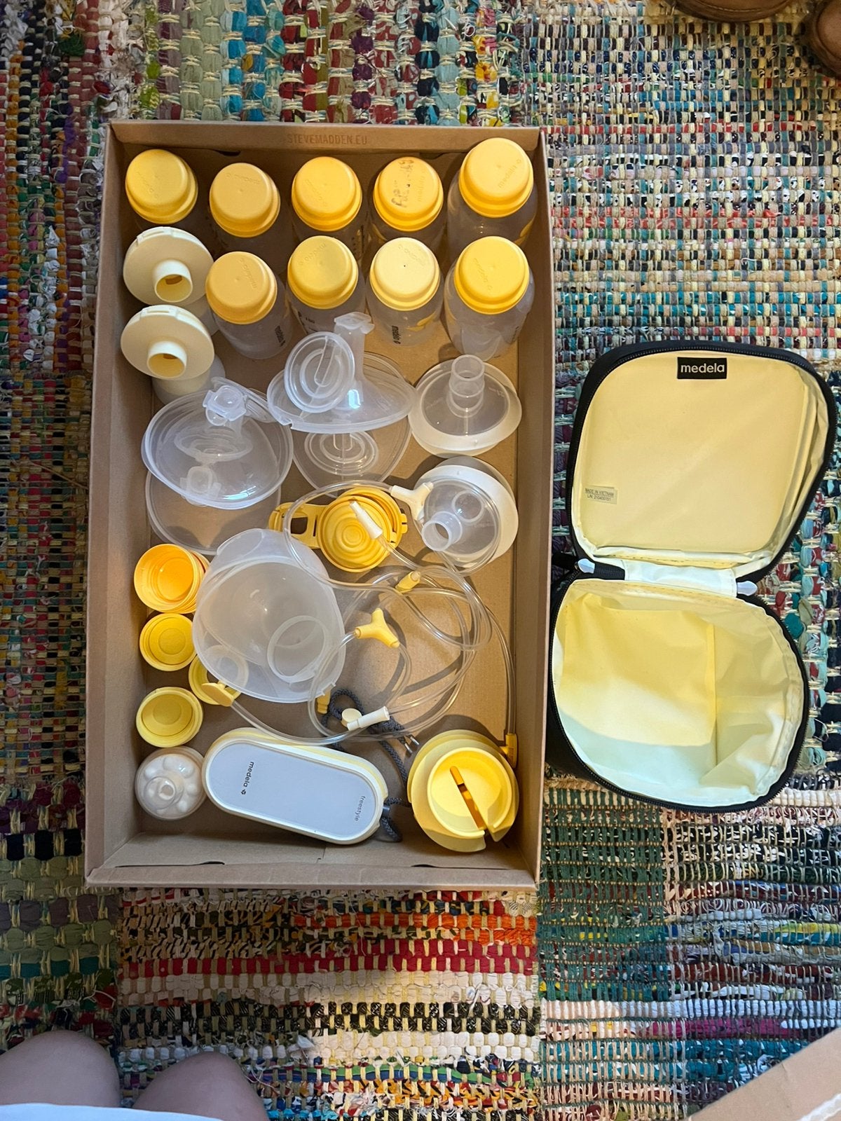 Borstkolf medela freestyle en handsfree, Gebruikt, Medela, Borstkolf, Ophalen of Verzenden