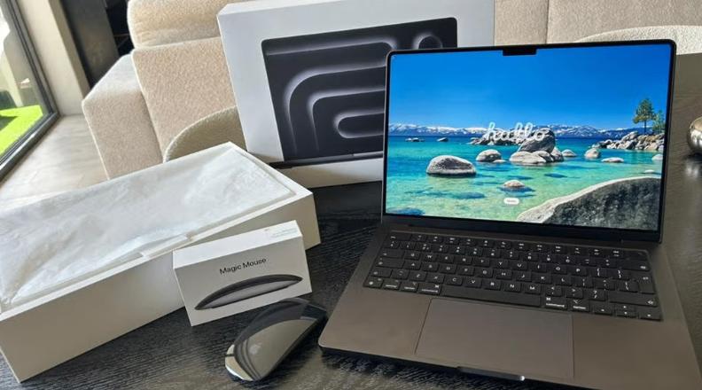 MacBook Pro 14 pouces M4 Pro, noir sidéral, 24 Go, 512 gb, Informatique & Logiciels, Apple Macbooks, Autres tailles, 512 GB, Azerty