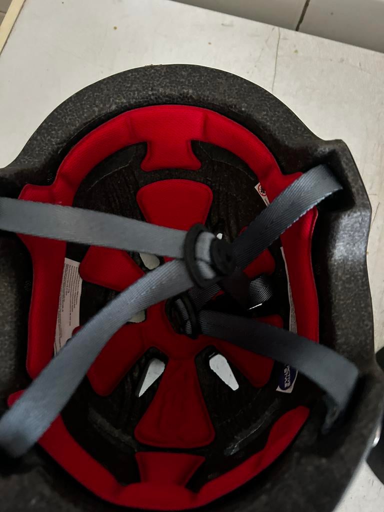Bmx helm, Fietsen en Brommers, Fietsaccessoires | Fietshelmen, Ophalen, Zo goed als nieuw