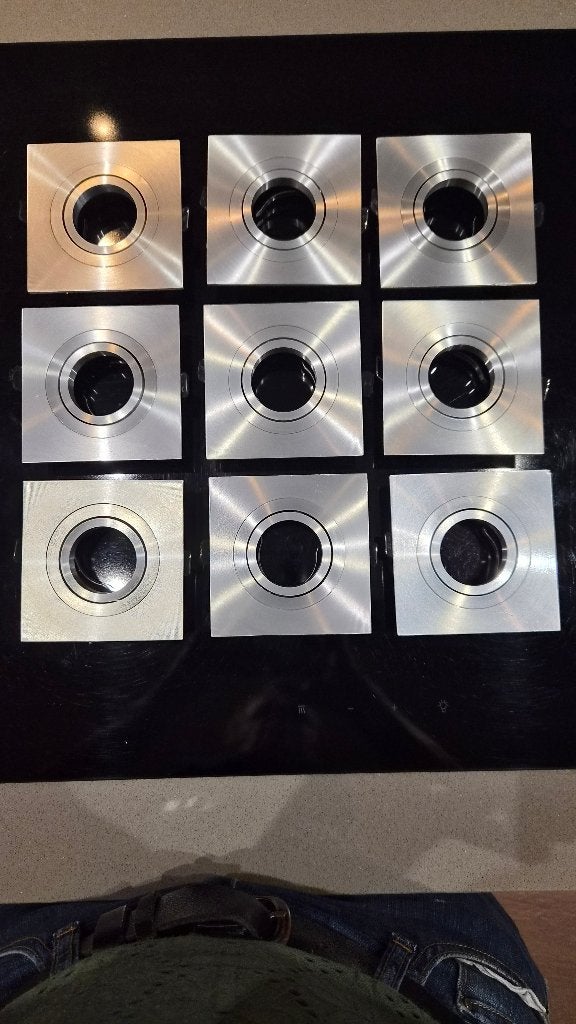 Inbouwspots geborsteld aluminium, Maison & Meubles, Lampes | Spots, Enlèvement ou Envoi, Compatible montage au plafond, GU5.3