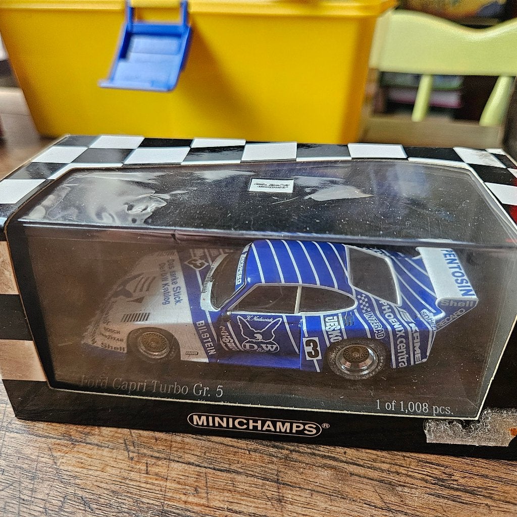 Minichamps Ford Capri Turbo Gr, 5 DRM 1982 1/43, Enlèvement ou Envoi, Neuf, Voiture, MiniChamps