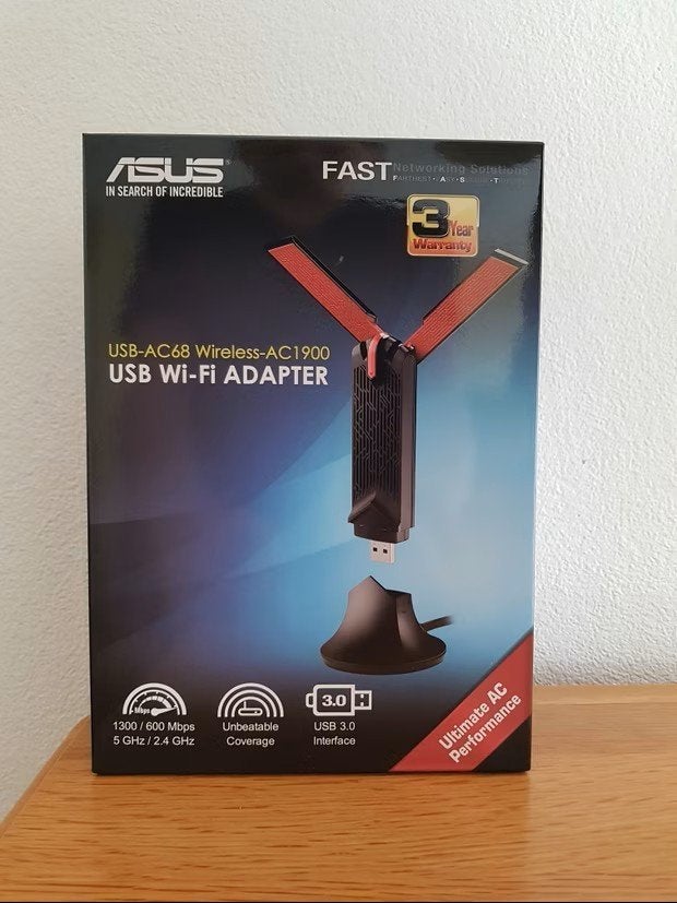 Asus USB-AC68 WIFI adapter, Ophalen of Verzenden, Nieuw, Asus