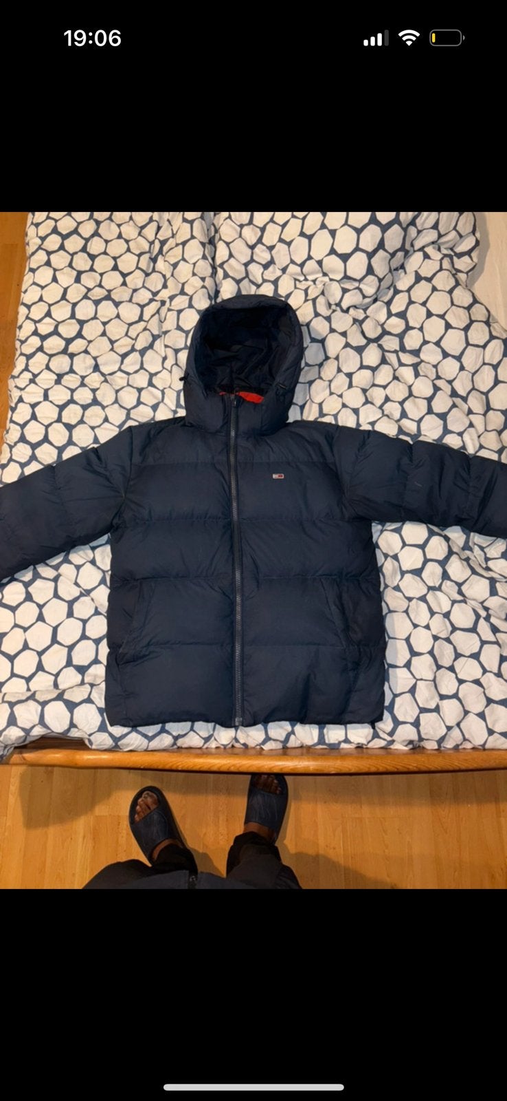 Jas Tommy Hilfiger/ Veste Tomy Hilfiger, Ophalen of Verzenden, Gedragen, Maat 46 (S) of kleiner, Blauw