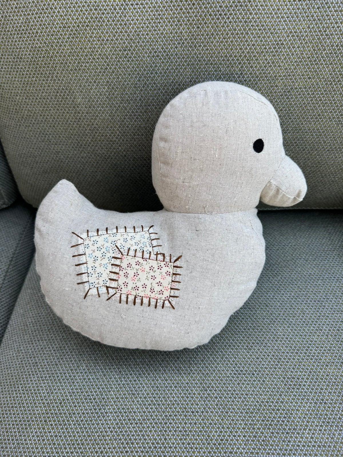 Eend knuffel 25 x 30 cm, Kinderen en Baby's, Ophalen, Overige merken, Overige karakters, Grijs