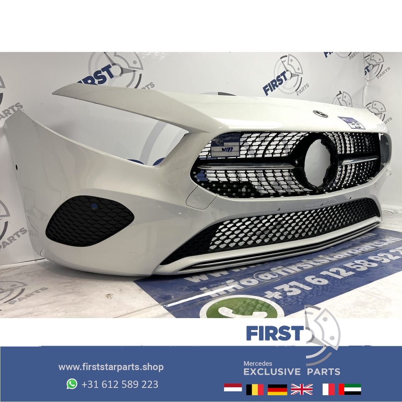 W177 A Klasse FACELIFT BUMPER 2023-2026 Mercedes VOORBUMPER, Auto-onderdelen, Gebruikt, -, Voor, Ophalen of Verzenden