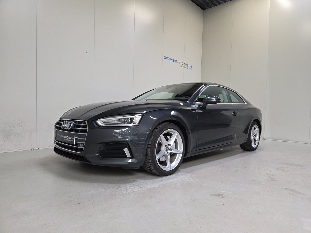 Audi A5 Coupé 2.0 TDI Autom. - GPS - 1Ste Eig!, Auto's, Audi, 4 cilinders, 0 kg, Diesel, Zilver of Grijs