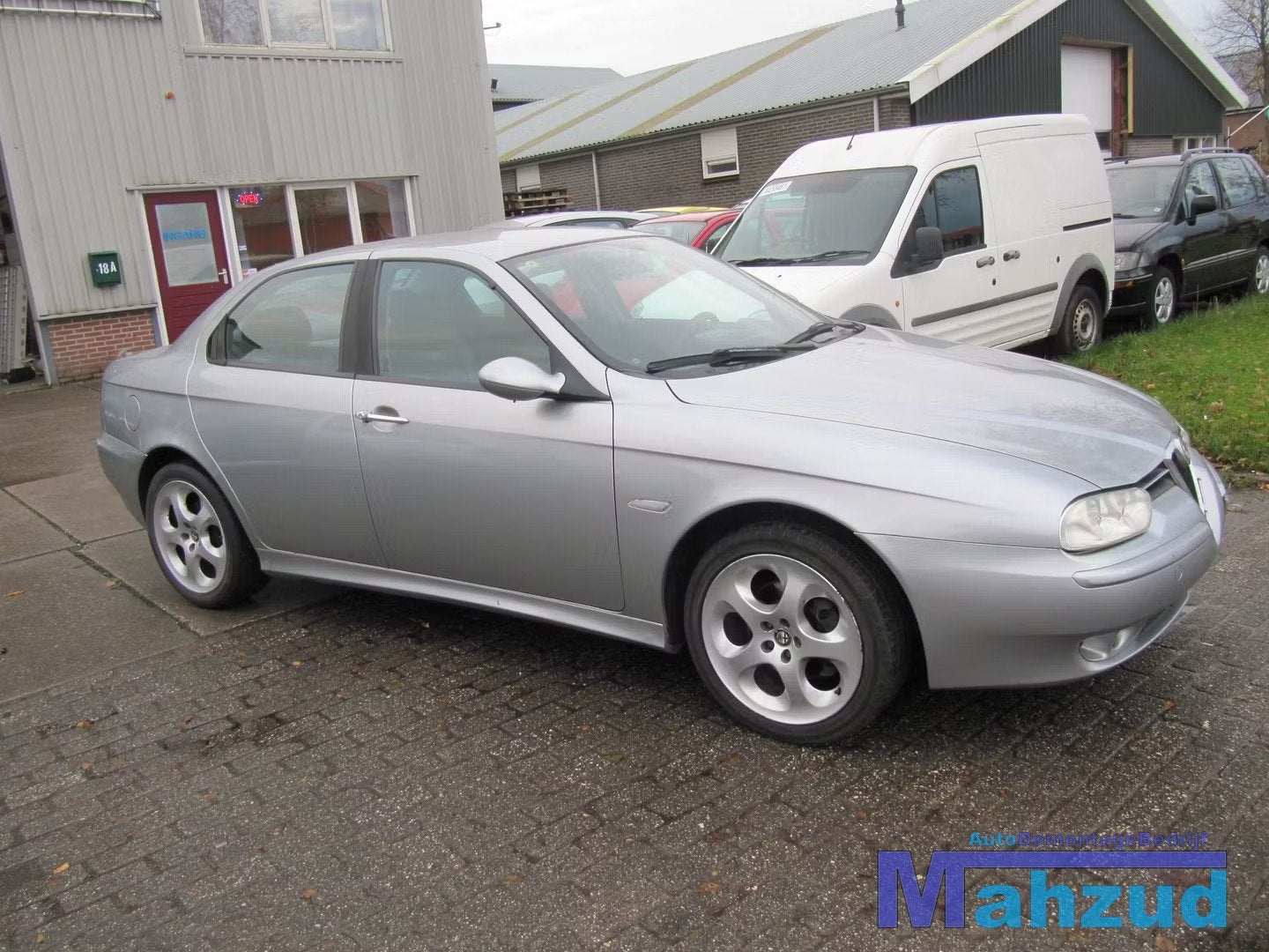 2002 ALFA ROMEO 156 linker rechter grijs buiten spiegel 694, Dpofca@stellantis.com, Stellantis Europe S.p.A., Utilisé, Alfa Romeo