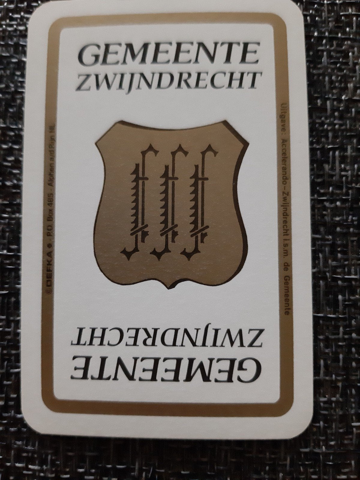 Zwijndrecht joker, Ophalen of Verzenden