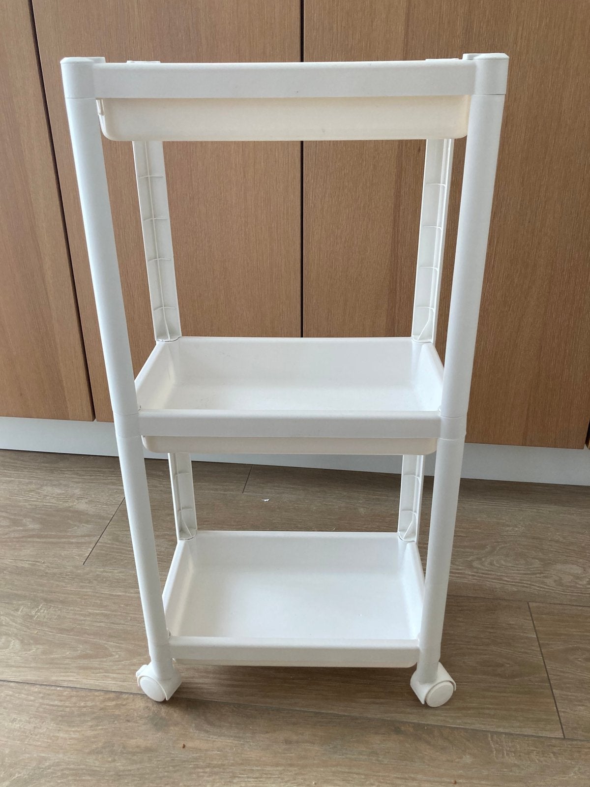 Opbergtrolley wit, Ophalen, Gebruikt, Kunststof, Wit